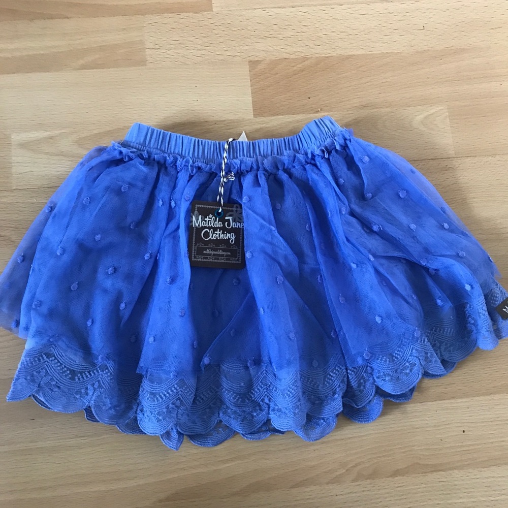 Matilda Jane tulle skirt size 4 NWT